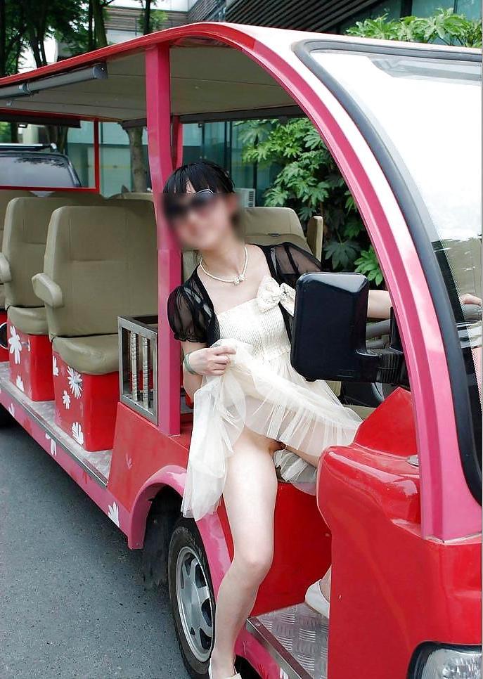 7P Chinese hot wife outdoor