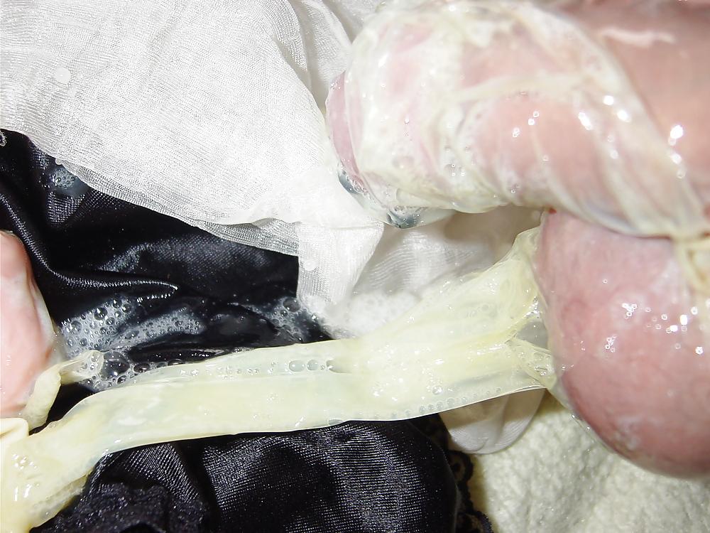 25P Nylon and condom play 4