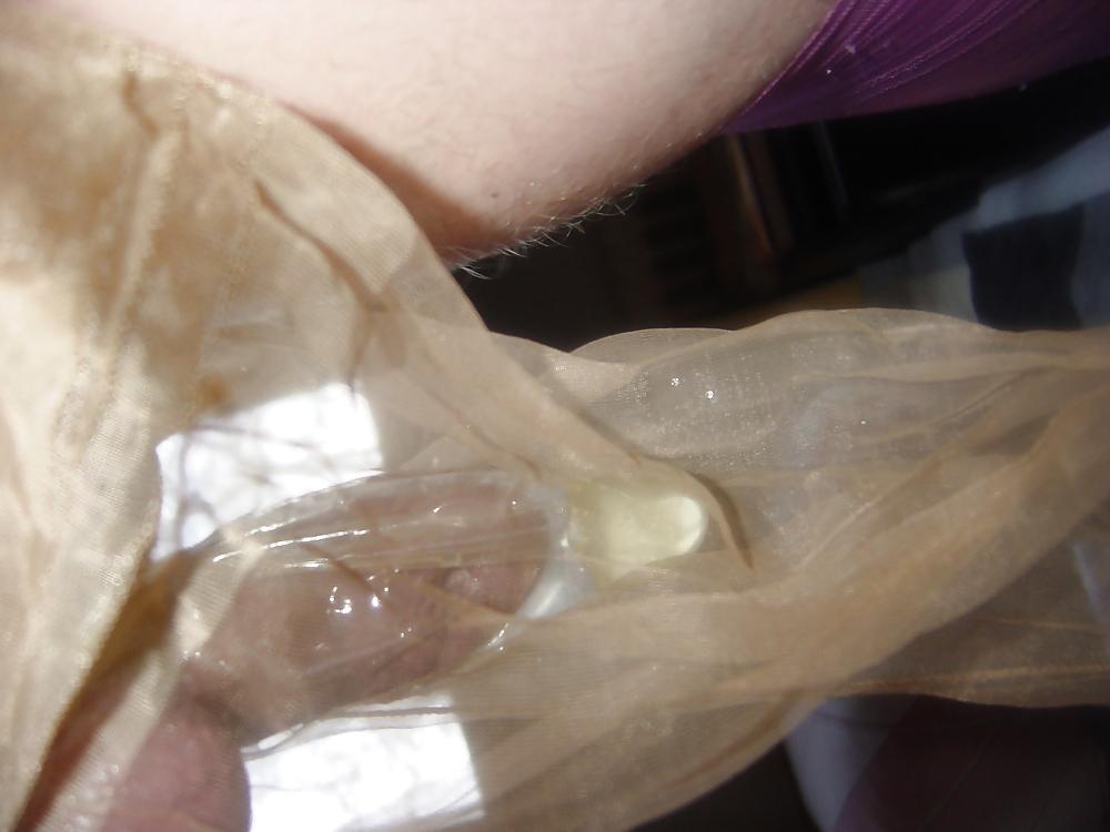 25P Nylon and condom play 4