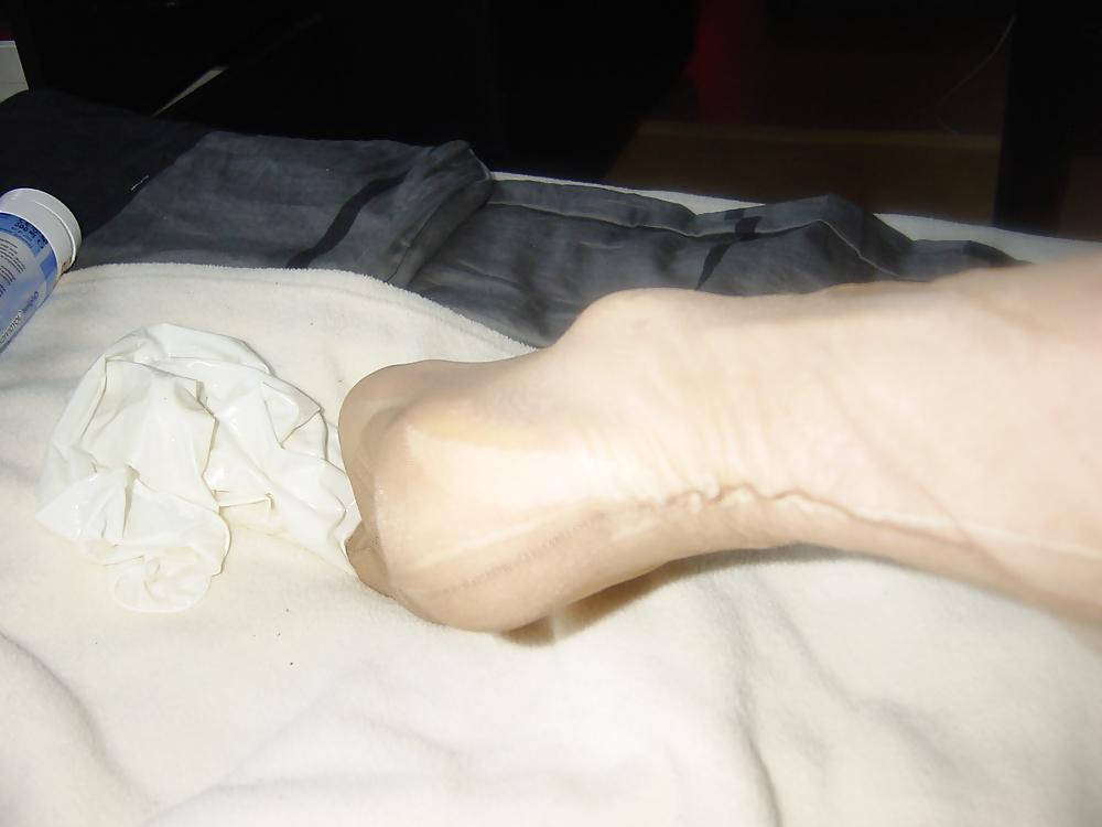 25P Nylon and condom play 4