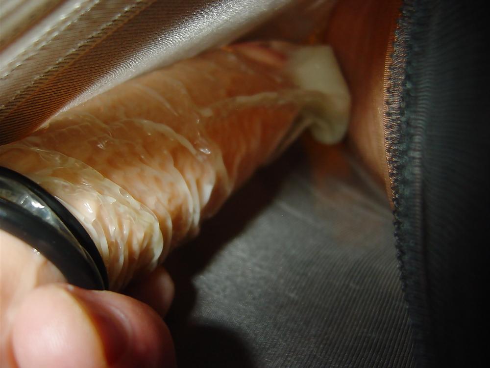 25P Nylon and condom play 6