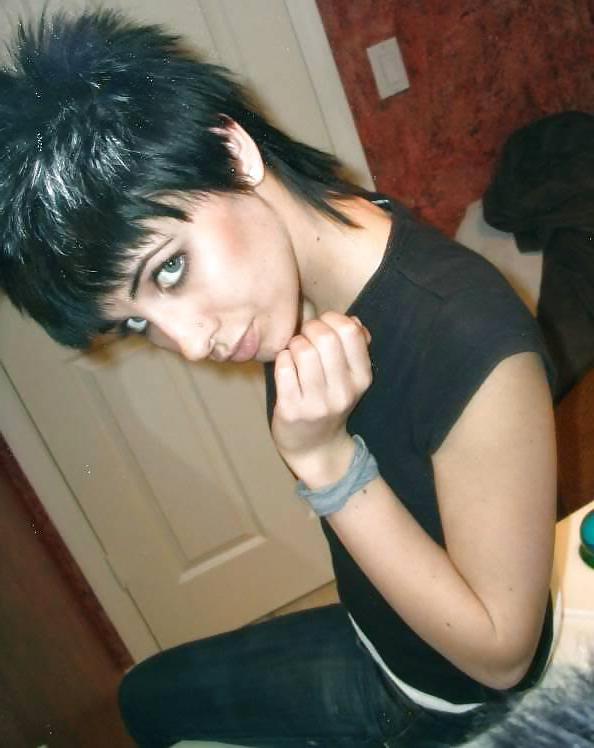 12P Short haired girls