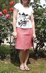 15P Denim skirt