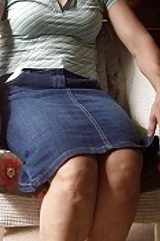 15P Denim skirt