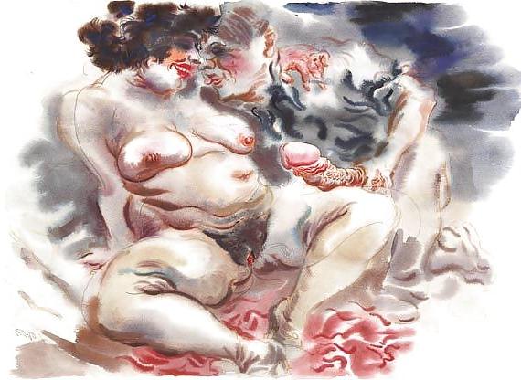 25P Erotic Art drawings