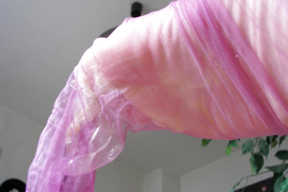 25P Nylon and condom play 10