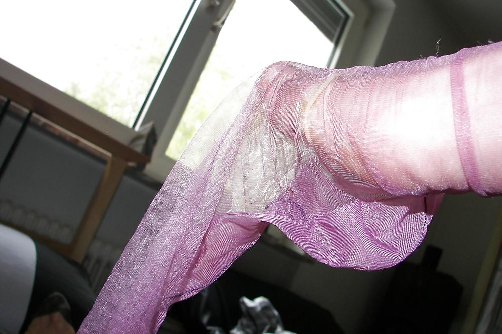 25P Nylon and condom play 10