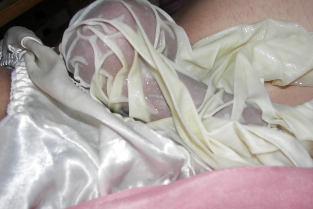 25P Nylon and condom play 10