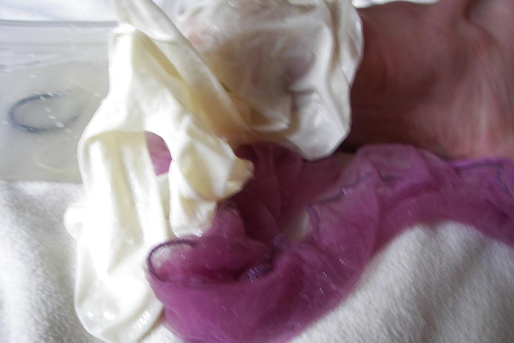 25P Nylon and condom play 10