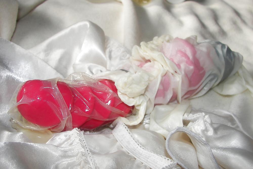 25P Nylon and condom play 10