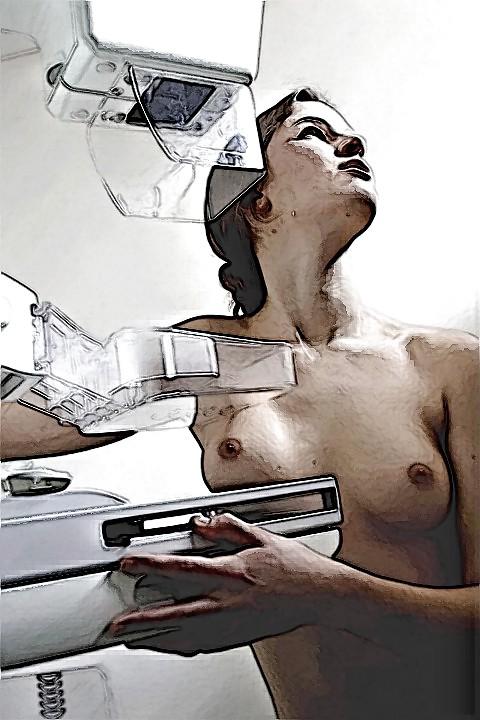 25P Maedchen beim Frauenarzt - Photoshop Art