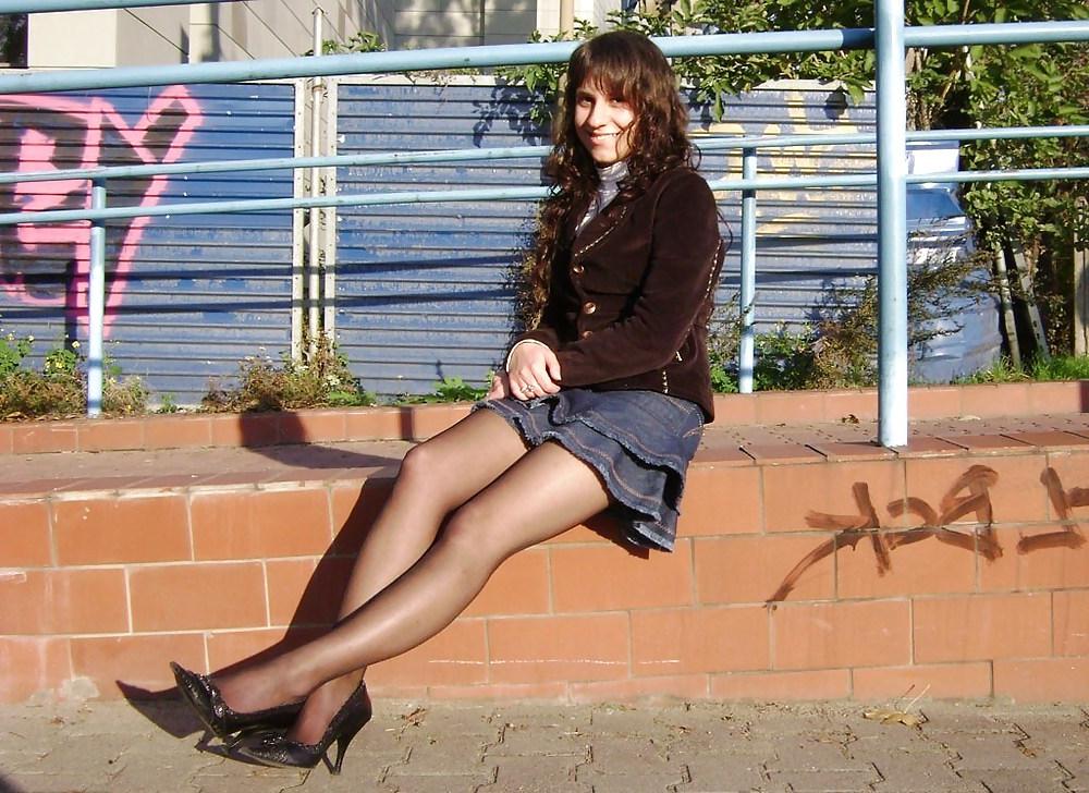 25P Hotlegs-miniskirt babe61