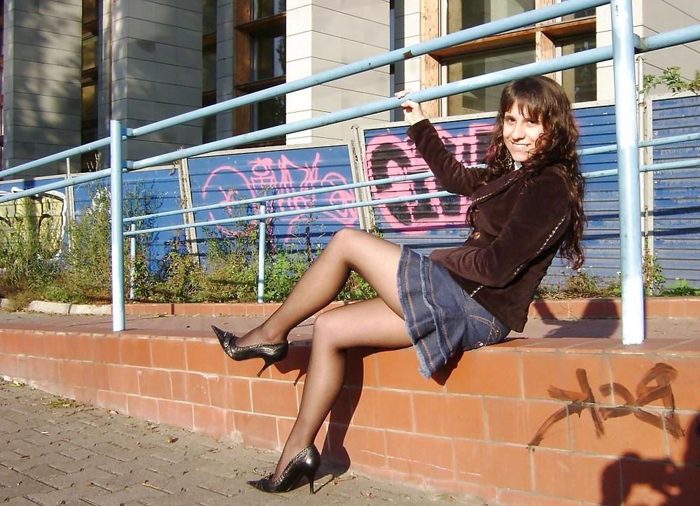 25P Hotlegs-miniskirt babe61