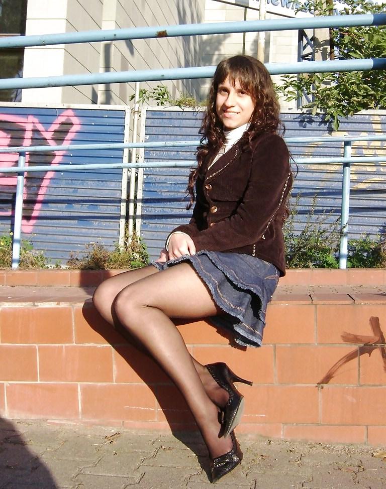 25P Hotlegs-miniskirt babe61