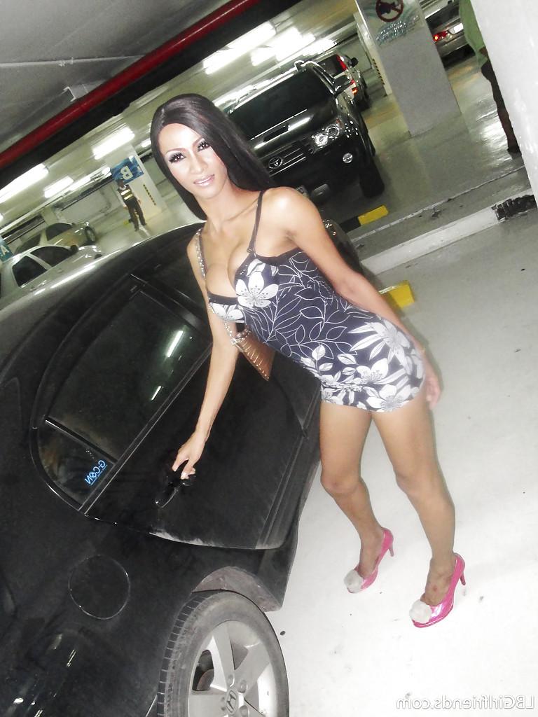 16P Big tit Asian tranny Tina gets naked in bathroom and jerks off