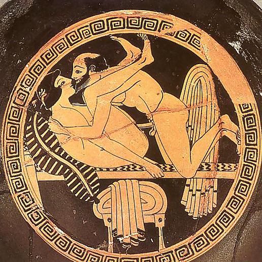 25P Nude Art on Antique Greek Pottery