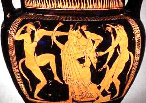 25P Nude Art on Antique Greek Pottery