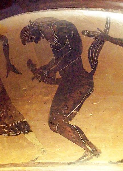 25P Nude Art on Antique Greek Pottery