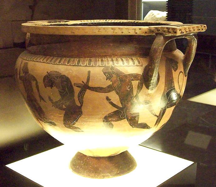 25P Nude Art on Antique Greek Pottery