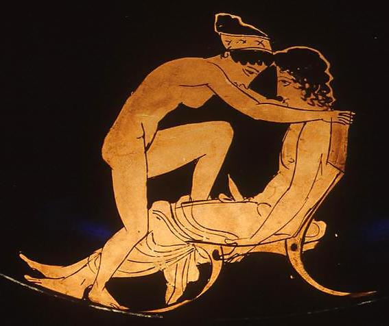 25P Nude Art on Antique Greek Pottery