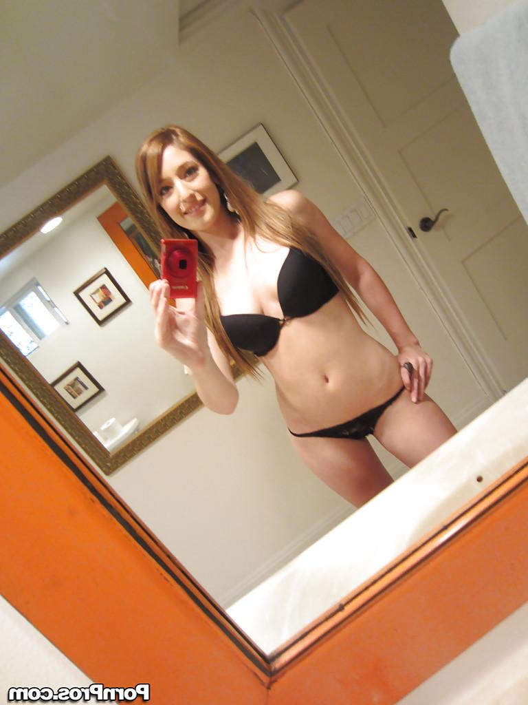16P Tiny tit brunette Casana undressing in the bathroom to show herself