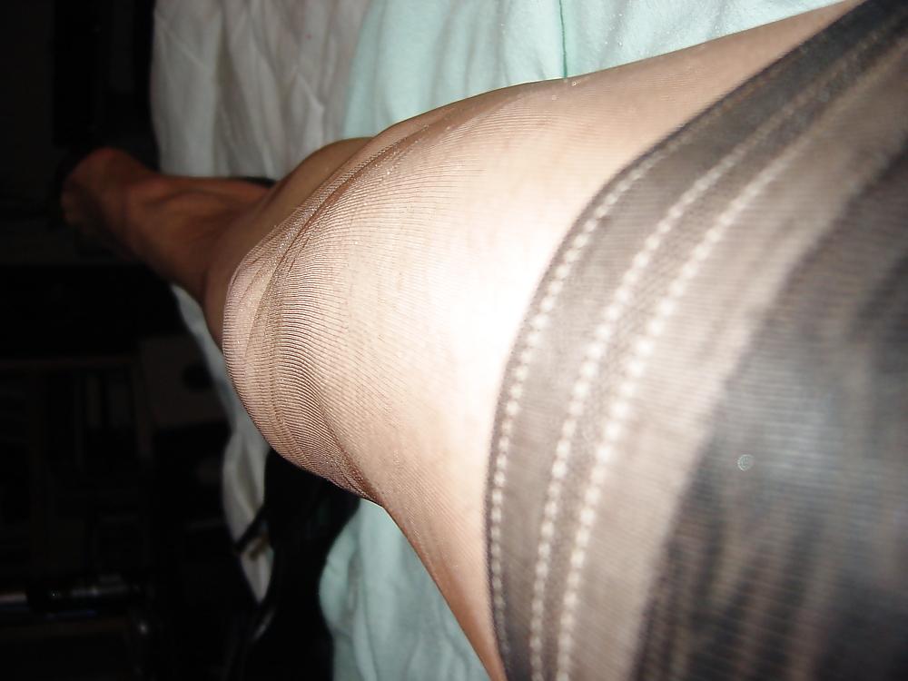 25P Nylon and condom play 7