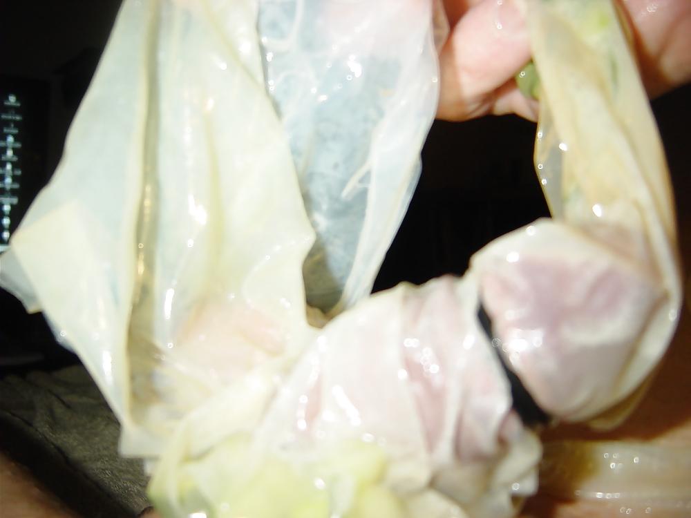25P Nylon and condom play 7