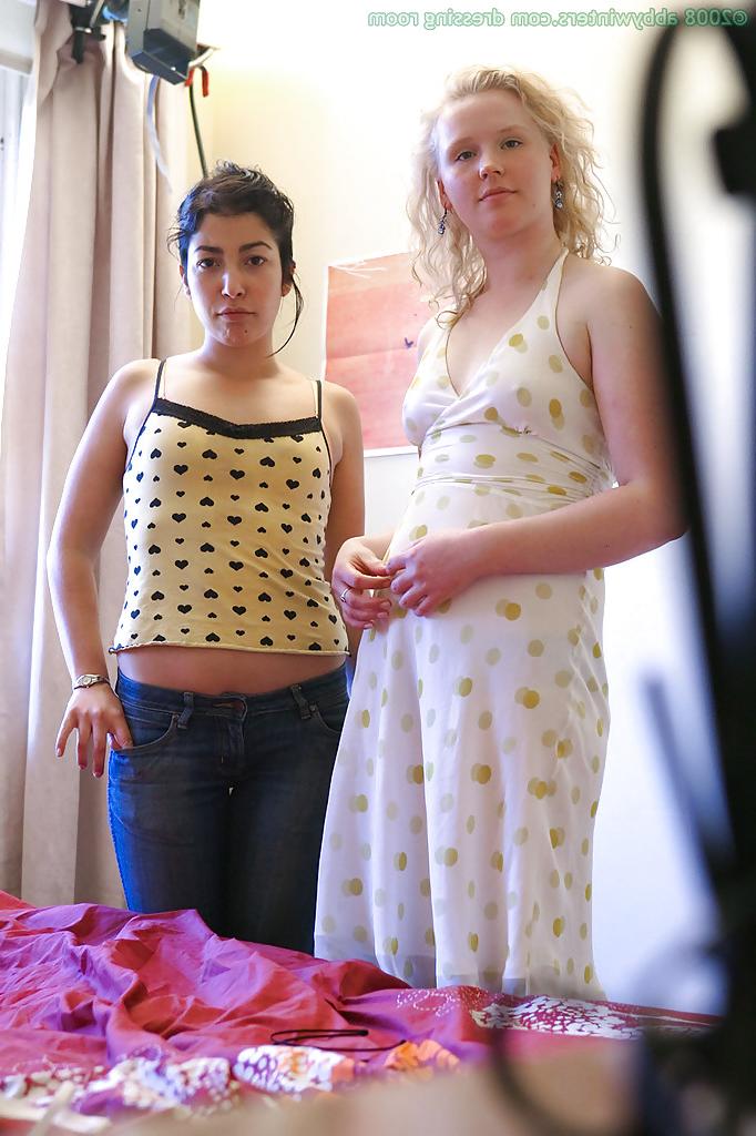 16P Spy camera catches two lesbians getting dressed after having sex