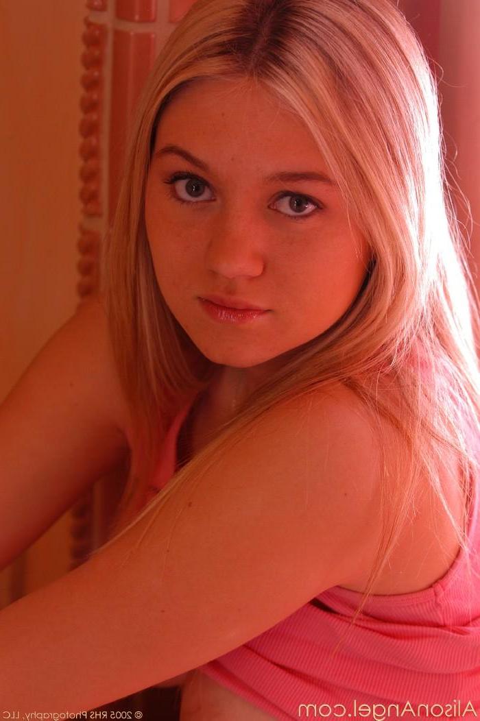 20P Pictures of Alison Angel getting naked in the bathroom