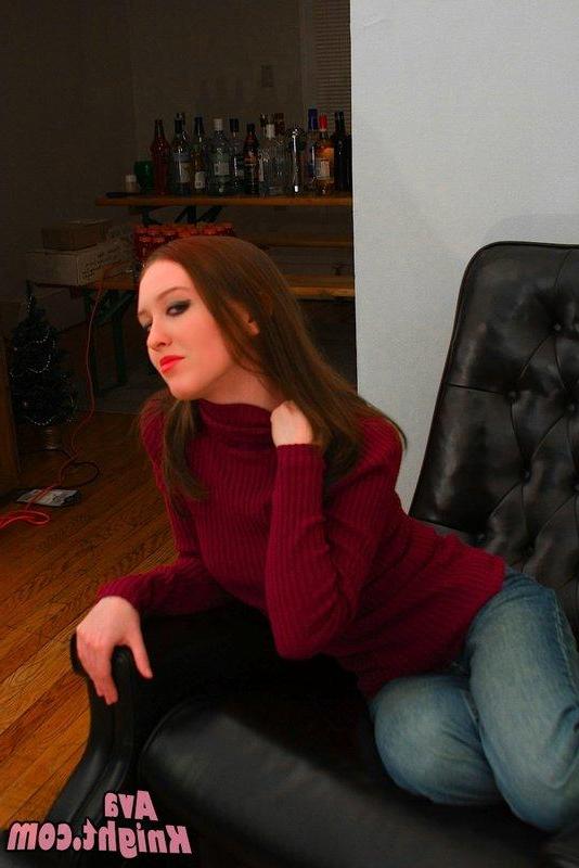 16P Pictures of teen hottie Ava Knight giving you a nonnude tease in a sweater