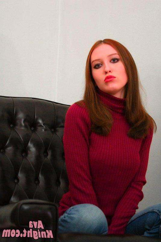 16P Pictures of teen hottie Ava Knight giving you a nonnude tease in a sweater