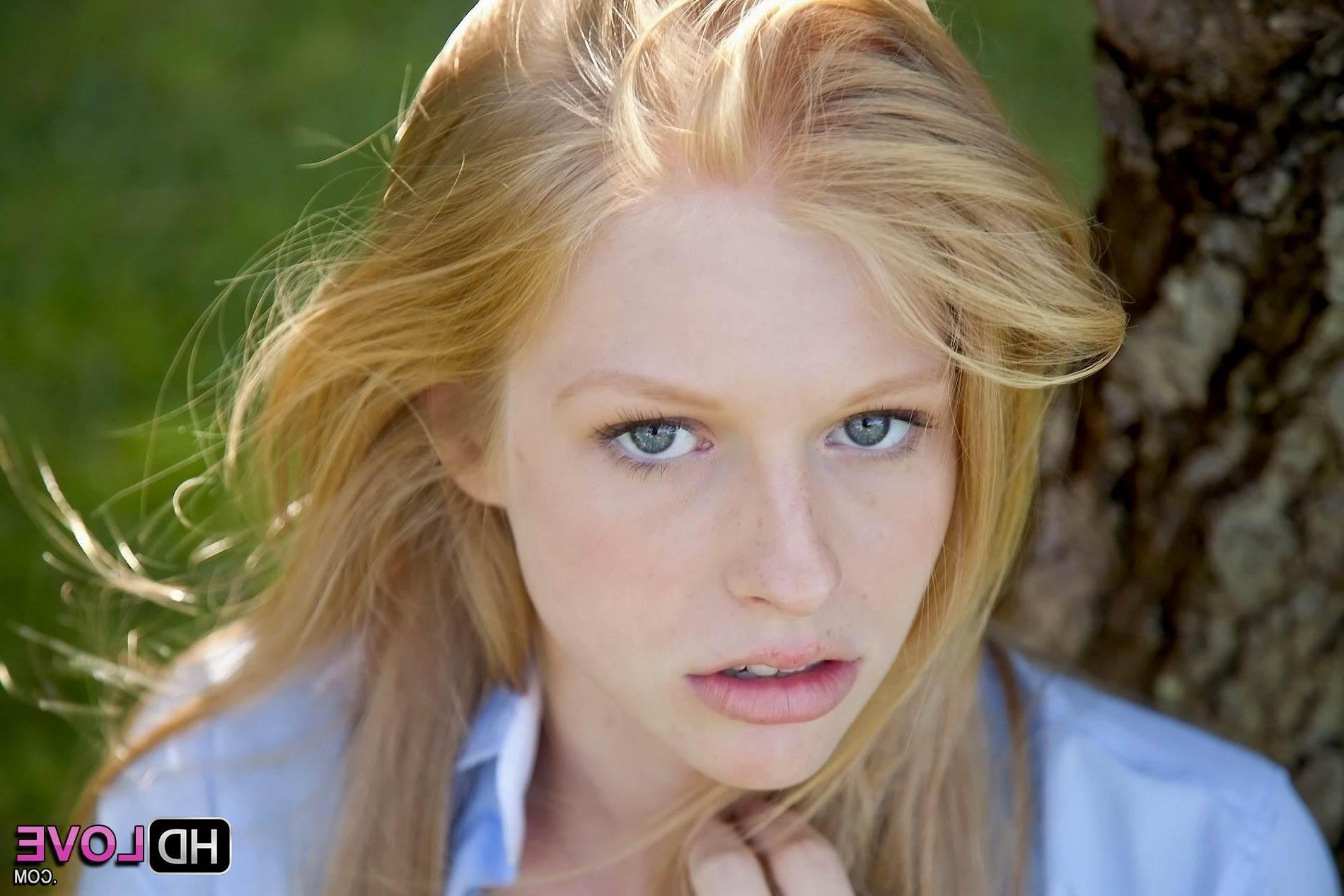15P Blonde teen Avril Hall rides her tight pussy on a hard cock