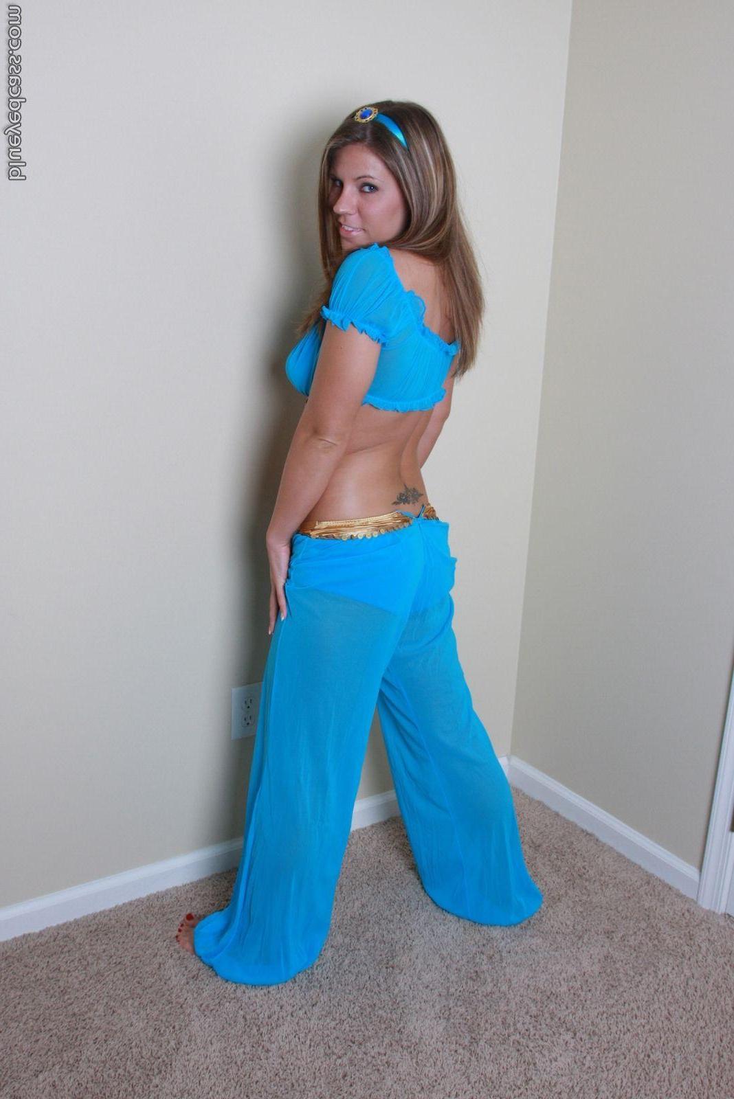 20P Pictures of Blueyed Cass dressed as an Arabian princess