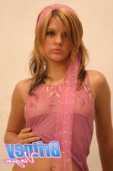 12P Pictures of teen model Britney Virgin teasing with her hotness