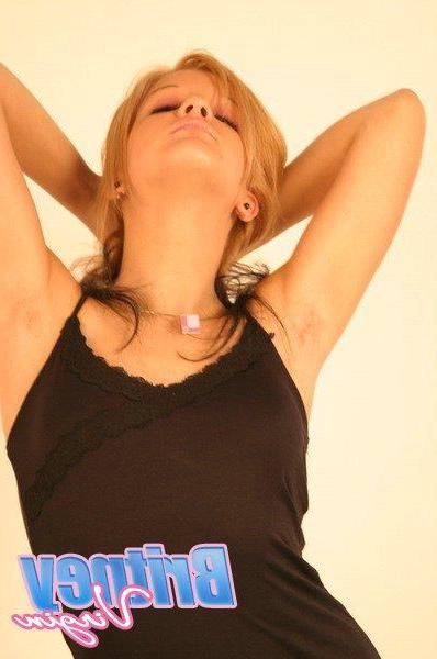 12P Pictures of teen babe Britney Virgin giving you a slow strip tease