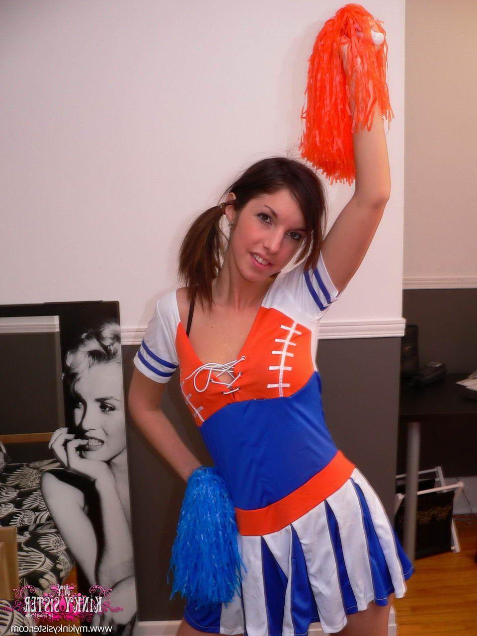 15P Pictures of teen Brittany Preston being a wild and naughty cheerleader