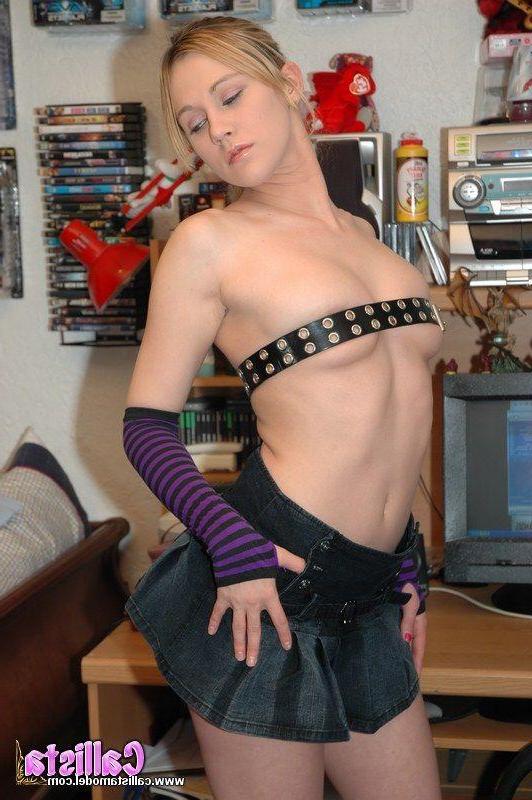 19P Pictures of teen hottie Callista Model giving your cock a tease