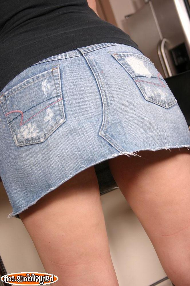 16P Pictures of teen model Danyalicious teasing with some upskirts