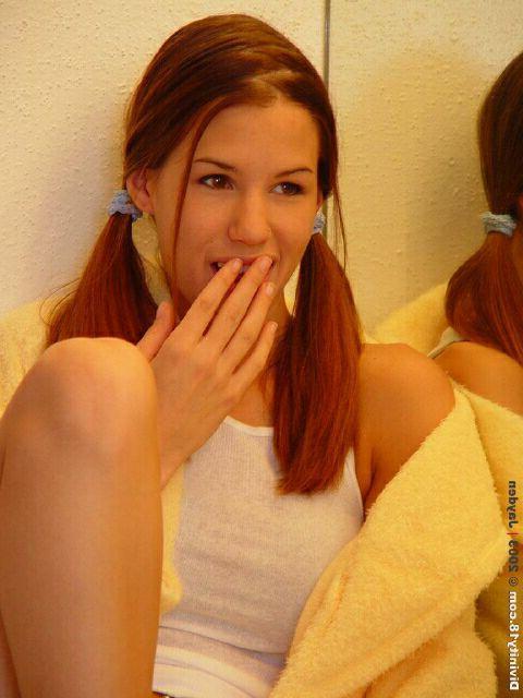 16P Jayden showing off her legs in the bathroom