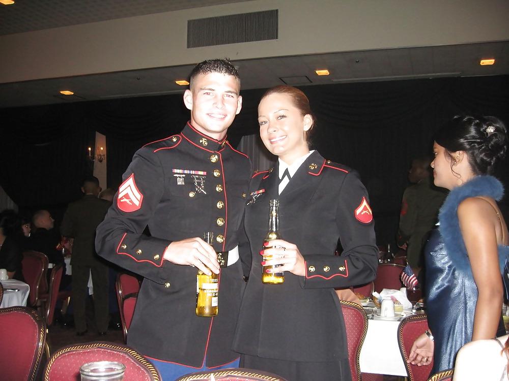 16P Hot Military Cadet Posing