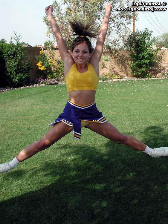 20P Pictures of Jordan Capri cheering for you