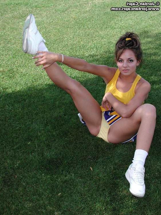 20P Pictures of Jordan Capri cheering for you