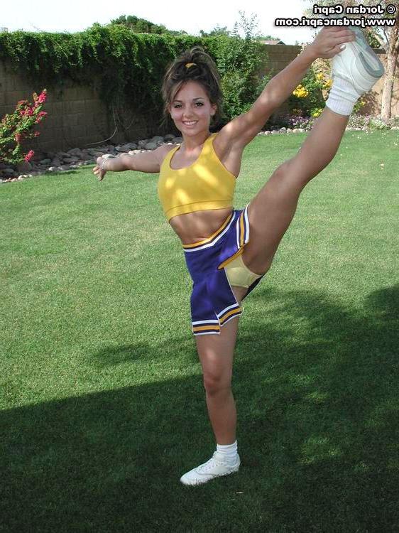 20P Pictures of Jordan Capri cheering for you
