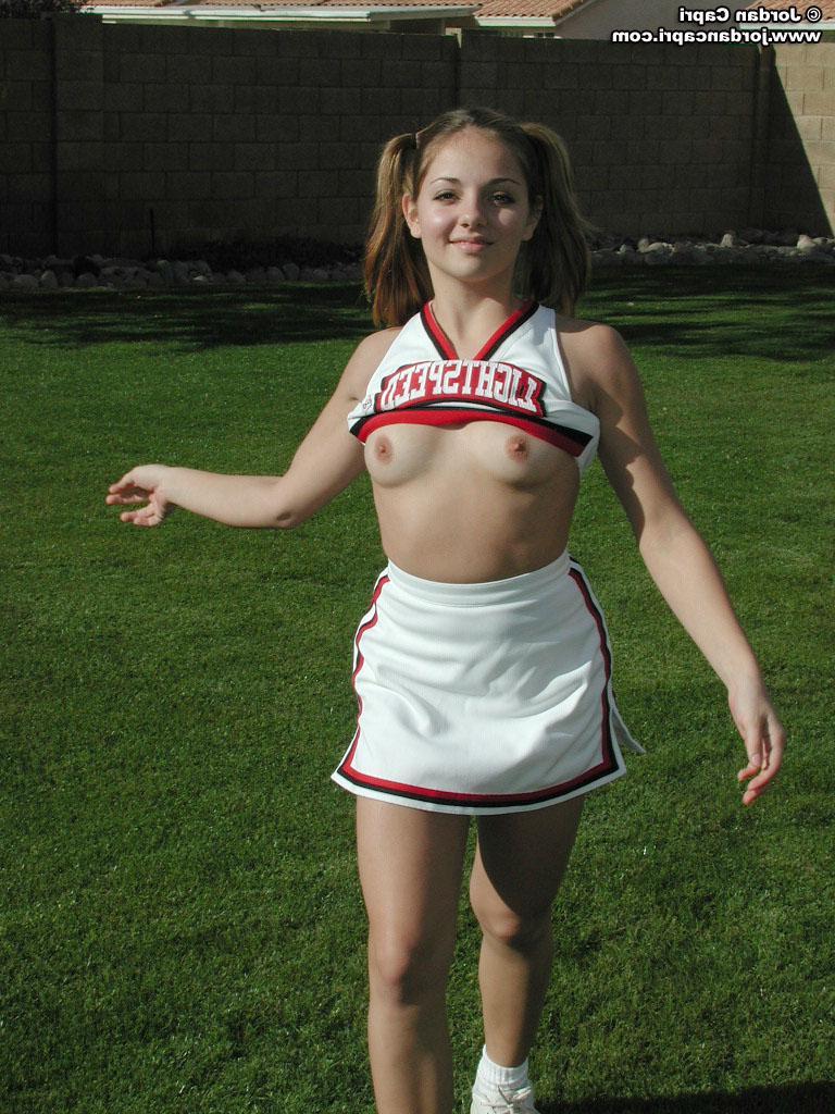 20P Cheerleader Jordan Capri cheers with no panties on