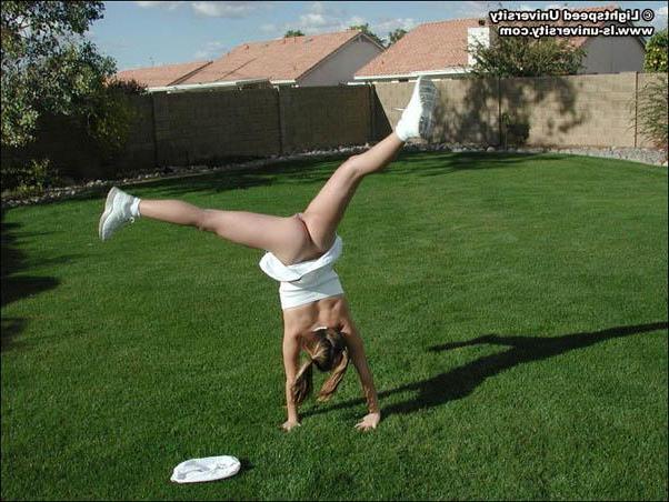18P Jordan Capri upskirt cheerleader