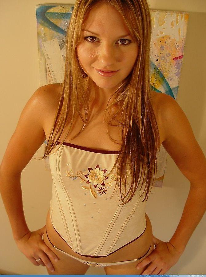 20P Pictures of Josie Model showing off her small perky teen tits