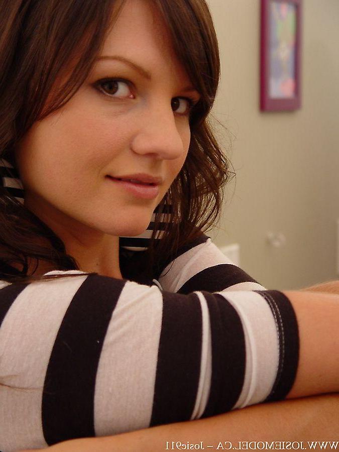 20P Pictures of teen cutie Josie Model exposing her perky titties