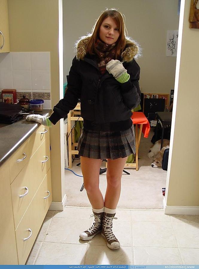 20P Pictures of Josie Model trying to stay warm until you warm her up
