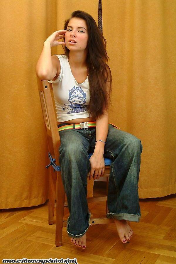 20P Pictures of teen model Judy spreading for your cock