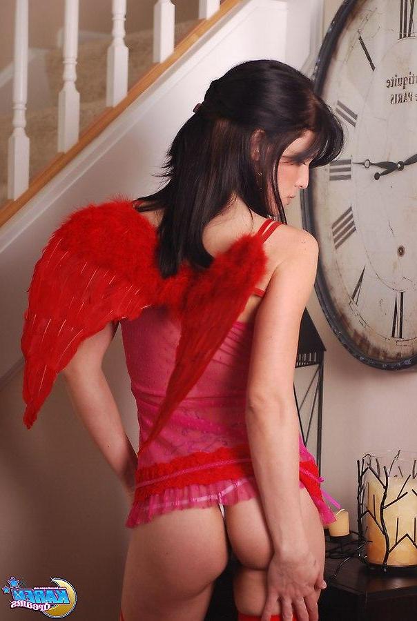 20P Pictures of Karen Dreams dressed as your sexy red angel